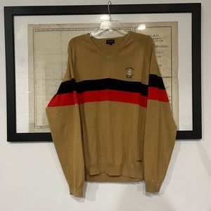 Vintage Burberry Golf Pullover Sweater Sz XL